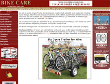 Tablet Screenshot of bikecare.co.uk